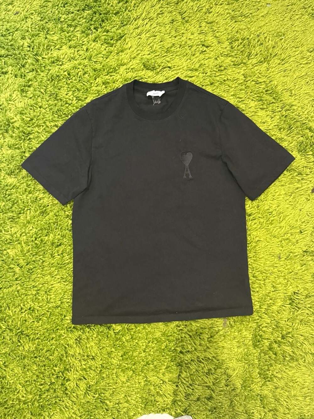 Ami Alexandre Mattiussi T-Shirt Size S Black Heart Logo